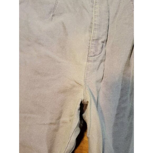 Vintage LL Bean Outdoors Light Purple Womans Size 12 Canvas Pants High Waist - Picture 3 of 6